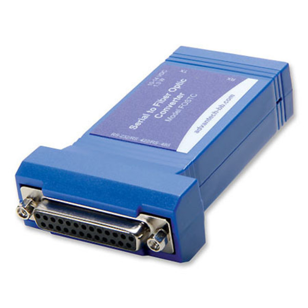 B+B Smartworx In-Line Fiber Optic Modem Converts Rs-232 To Rs-422/485 FOSTC